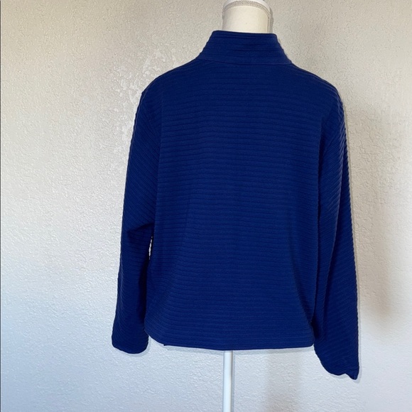 COLDWATER CREEK Blue Button-Up Jacket - Picture 3 of 10